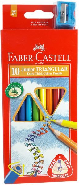 Faber-Castell Faber Castell Fargeblyant Triangular- 10stk