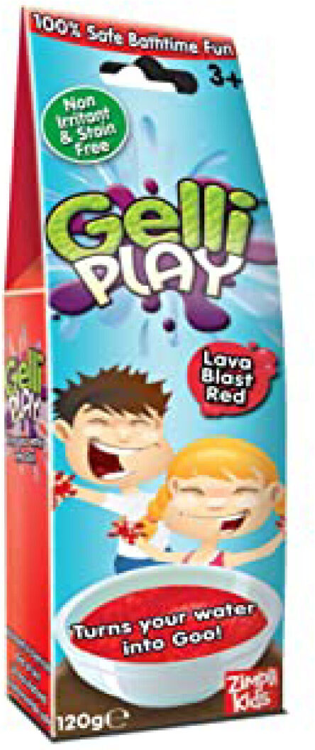 Zimpli Kids Baff Gelli Play Badeslush 50g - Rød