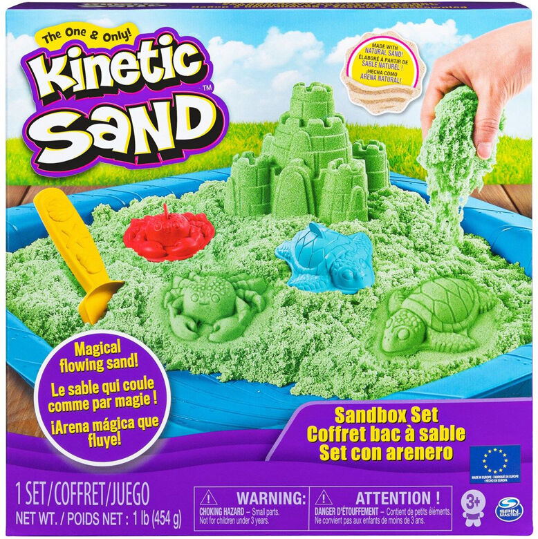 Kinetic Sand Sandkasse - Grønn