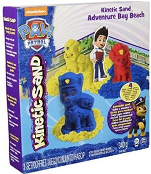 Bizak Kit Trabalhos na Areia Kinetic Sand Mega Pack Patrulha Pata