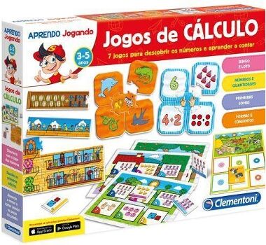 Clementoni Jogos de cálculo Aprendo Jogando (3-5 anos)