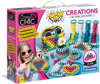 Clementoni Kit de Pixeis Crazy Chic: WOW Creations