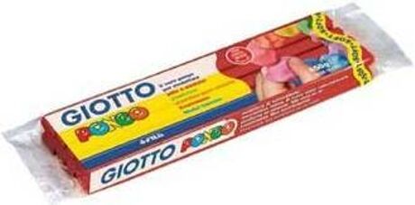 Giotto Plasticina Pongo Soft Vermelho Carmim (450 g)