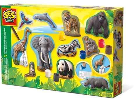 Creative Kit de modelação e pintura Casting & painting animals