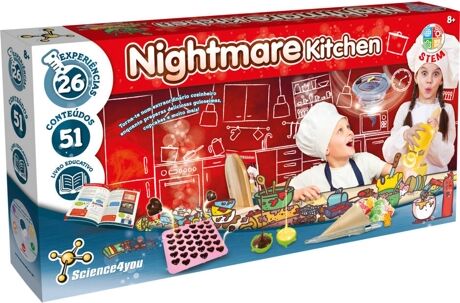 Science4you Jogo Didático Nightmare Kitchen (Idade Mínima: 8)