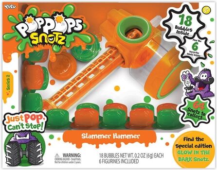 Pop Pops Jogo Criativo Pop Pop Snotz - Martelo com 18 Pcs