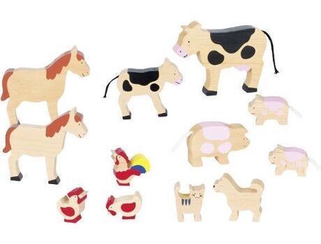 Goki Boneco Toys Pure Bauernhoftiere Gk 370