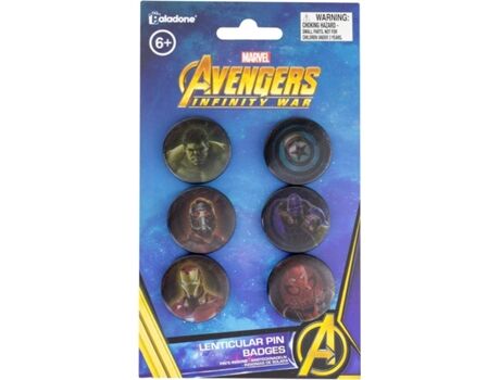 Marvel Conjunto de Pins GRUPO ERIK Avengers Infitiny War