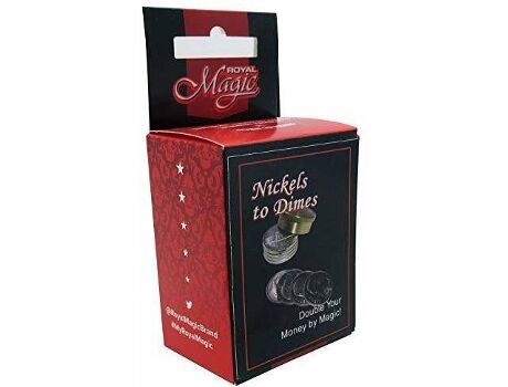 Royal Magic Kits de Magia Nickels to Dimes from Double Your Money by Magic! (Idade Minima: 4)