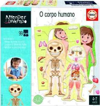 Educa Jogo tivo Aprendo Corpo Humano (Idade Mínima: 4+)