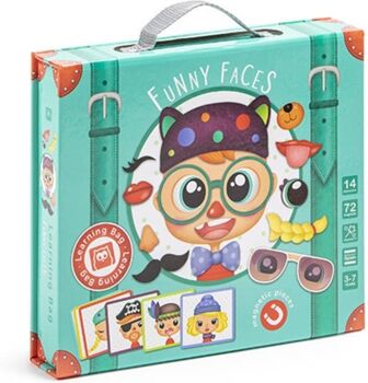 Eurekakids Puzzle Magnético Magnetic Funny Faces (Idade Minima: 3 Anos - 72 Peças)