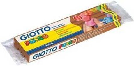 Giotto Plasticina Pongo Soft Castanho Claro (450 g)