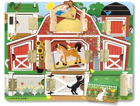 Melissa & Doug Brinquedo Educativo Hide & Seek Farm