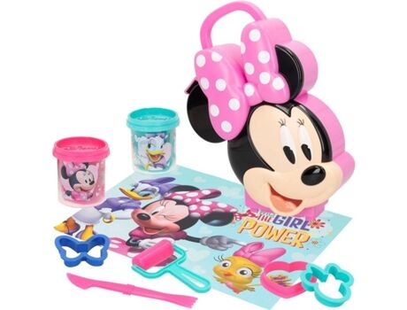 Colorbaby Plasticina Set maleta massa de modelar Minnie com 2 frascos e acessórios