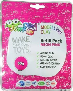 Jumpingclay Recargas Neon Rosa (50g)