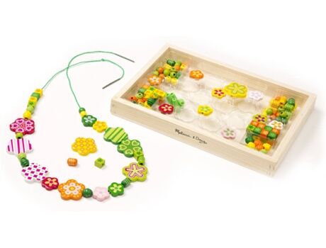 Smoby Missangas Wooden Bead Set Flowers