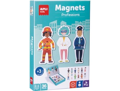 Apli Jogo Pedagógico Profissoes Magnetico (36 Peças)