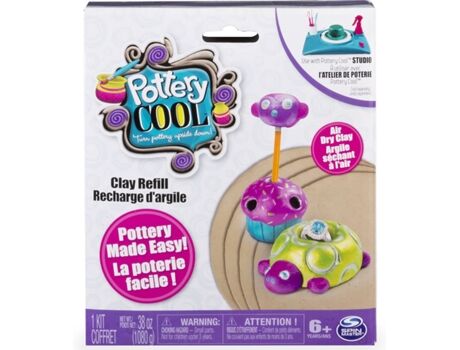 Spin Master Conjunto Criativo Pottery Cool Clay Refill