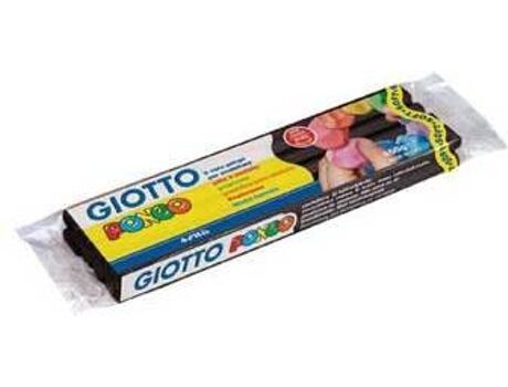 Giotto Plasticina Pongo Soft Preto (450 g)