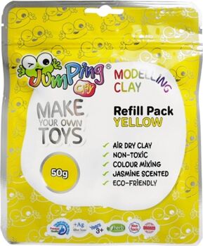 Jumpingclay Pacote de Recarga Amarelo (50 g)