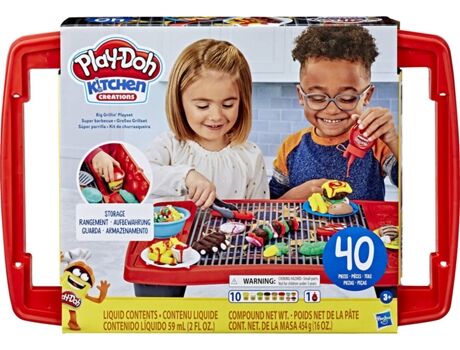 Play-Doh Plasticina Kitchen Creations Kit de Churrasqueira (Idade Mínima: 3 anos)