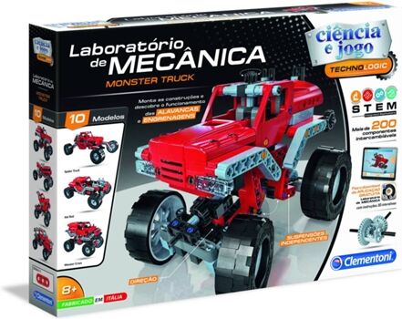 Clementoni Laboratório de Mecânica Monster Truck (Idade Mínima: 8 anos)