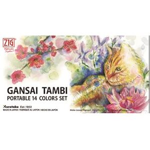 ZIG Gansai Tambi Portable 14 färger