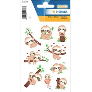 Herma stickers Magic smal sloth (1) 10st