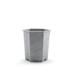 Byarums Bruk - Hexagon Nr.1 Växtkärl Aluminium - Natur - Silver - Utomhuskrukor
