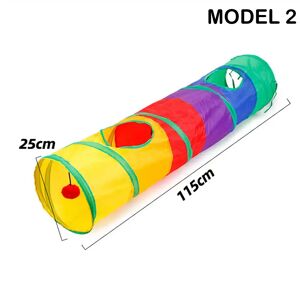 Kattunnel Med Stabil Form – 3 Olika Storlekar – (Modell: Modell 2 (25 X 115 Cm))