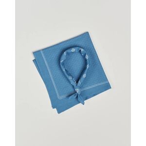 BEAMS PLUS 2-Pack Bandanas Sax Blue