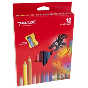 TACTIC Penol Mini Jumbo Färgpennor 12-Pack