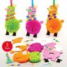 Baker Ross Lama Pom Pom pysselset pyssel för barn (3-pack) AT472, grön