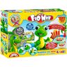 CRAZE FloMee Dino Set modelleringsmassa, pysselset för barn, färgglad kulknåda, gör-det-själv, dinosaurie-figur, gör-det-själv-gör-det-själv-gör-det-själv-gör-det-själv-13687