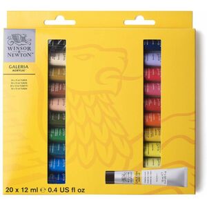 Winsor & Newton Winsor & ton Galeria Acrylic Set Of 20x12ml Paint Tubes