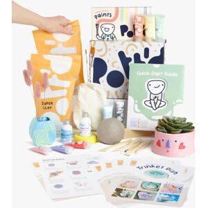 Pott'd Air Dry Clay Home Pottery Kit - Perfect For Beginners - pastel