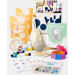 Pott'd Air Dry Clay Home Pottery Kit - glitter