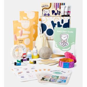 Pott'd Air Dry Clay Home Pottery Kit - Perfect For Beginners - glitter