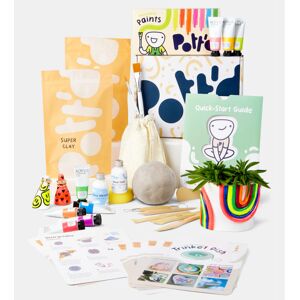 Pott'd Air Dry Clay Home Pottery Kit - neon