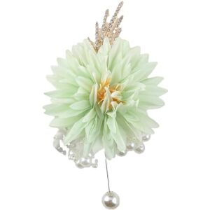 CNBYDK Green bride and bridesmaid wrist flower bracelet wrist flower corsage green with pearl chain