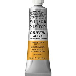 Winsor & Newton Griffin Alkyd Oil Paint, Cadmium Yellow Deep Hue, 37ml Tube