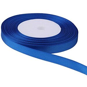 Trimming Shop 3mm x 25 Metres Double Sided Satin Polyester Ribbon Rolls for Gift Wrapping & Packaging, DIY Art & Crafts, Bows, Cake, Christmas, Wedding Card & Home Decorations, Royal Blue