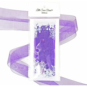 Little Snow Direct&#174; Sheer Organza Ribbon - 10mm (3/8") 10m Length - Lilac