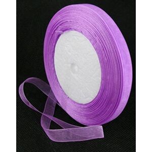 GCS LONDON 10mm Organza Ribbon - Lilac - 50 Yards / 46 Meters Rolls