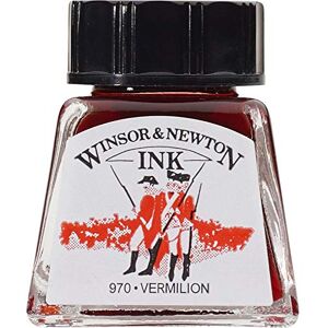 Winsor & Newton Drawing Ink Bottle, 14 ml - Vermilion