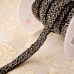 Selene Pearl Beaded Trim, Wedding Trim, Jewelry Trim, Wedding Trim of Gown, Bridal Sashes, Bridal Shoes, Craft, Epaulette Strass (#3, 2 Yards)