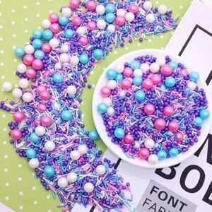 ESCATIC Mix Beads Pearl DIY Cake Baking Sprinkles Sugar Candy Ball Wedding Cake Decoration-No.10,1kg