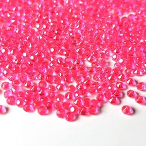 Generic 5000 Scatter Crystals Wedding Rhinestone 2.5mm Gem Beads Diamante Acrylic Stones Table Confetti Centrepiece Decorations Decor Prom Event (Hot Pink)