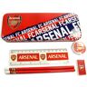 Arsenal FC Arsenal Crest Tin Stationery Set