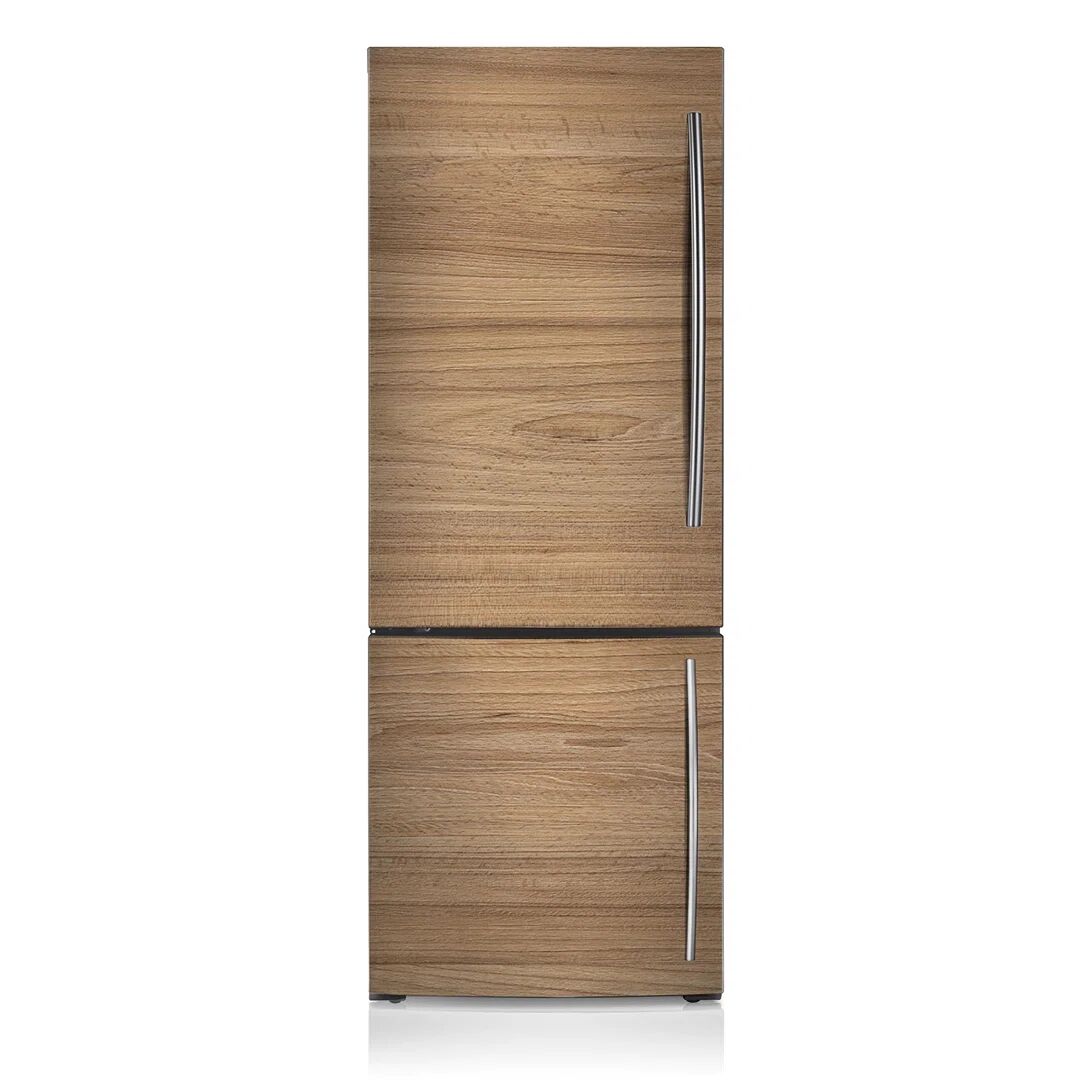 Union Rustic Wood Planks Freezer Door Sticker brown 190.0 H x 70.0 W cm